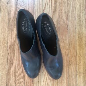 Kork-Ease Women's Black Leather Mules